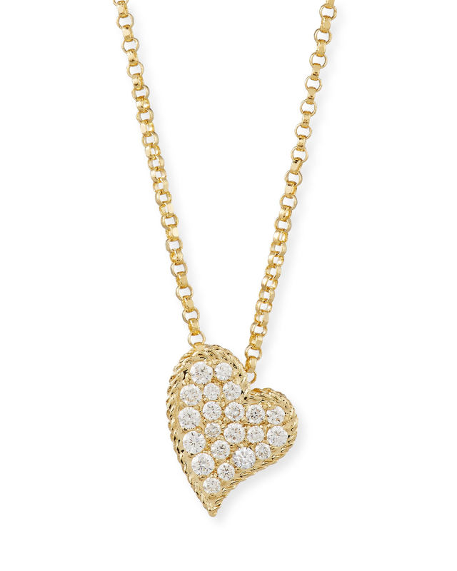 7771635 18K SMALL DIA HEART
